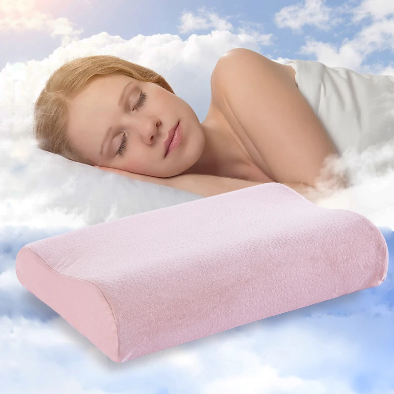 New design wave cushion orthopedic pillow memory foam orthopedic neck