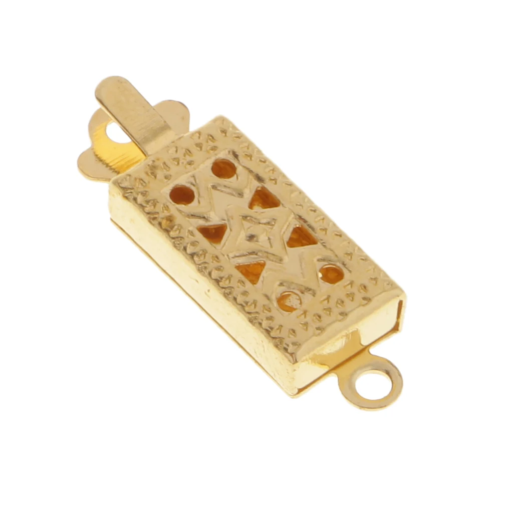 10pcs Metal Bracelet Necklace Jewellery Findings Connectors Box Clasps Buckles DIY Crafts Jewelry