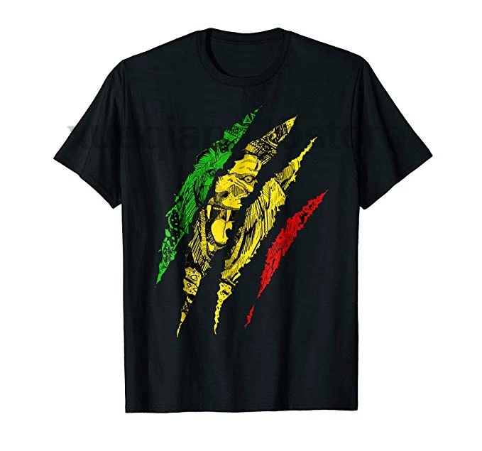 

Lion of Judah Rasta Reggae Roots Clothing T Shirt Tee King