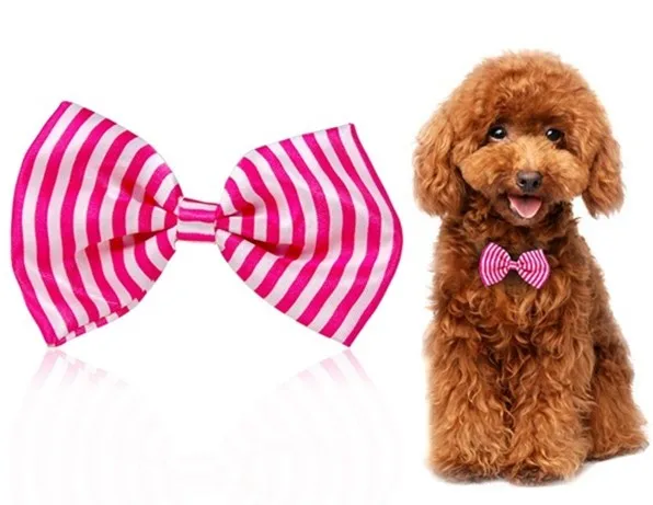 Аксессуары для собак 50 шт./лот маленькая собака галстук-бабочка мягкий материал Cat галстук-бабочка воротник регулируемый милая собака галстук для другой породы