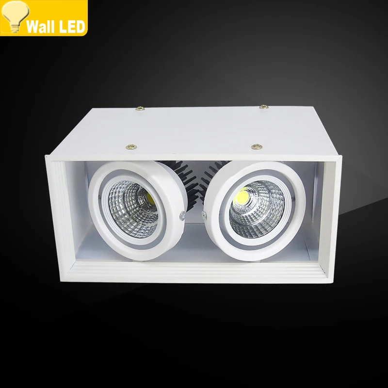 

High quality Surface Mounted 4 azimuth adjustment LED COB Downlights 85-265V 14W 20W 30W LED Ceiling Lamp Spot Light