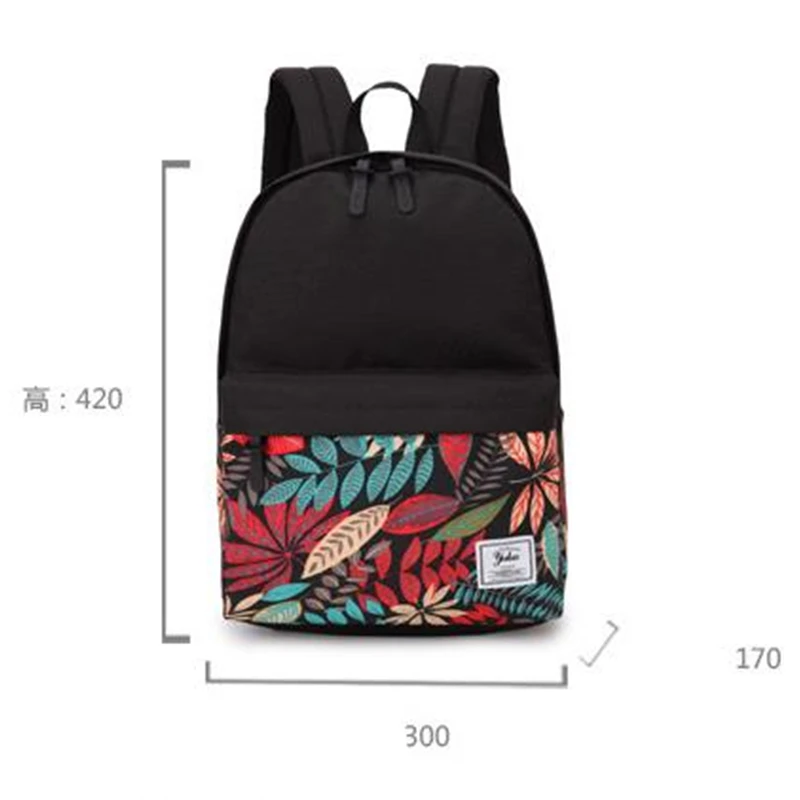 Холщовая Сумка для ноутбука 15 6 дюйма с цветочным рисунком рюкзак Mochila Feminina
