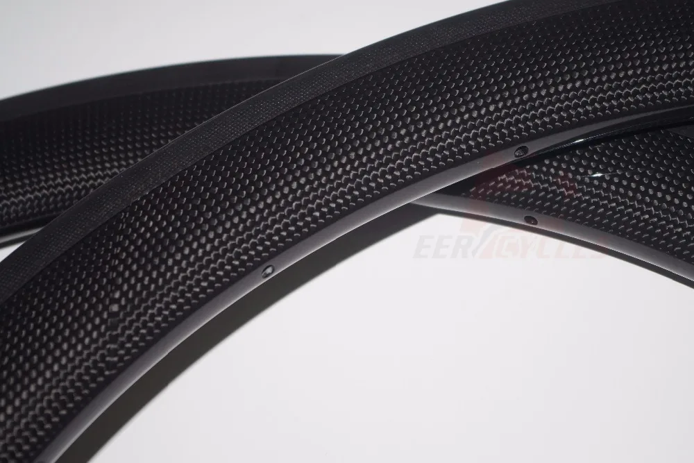 50mm carbon road rims tubeless clincher