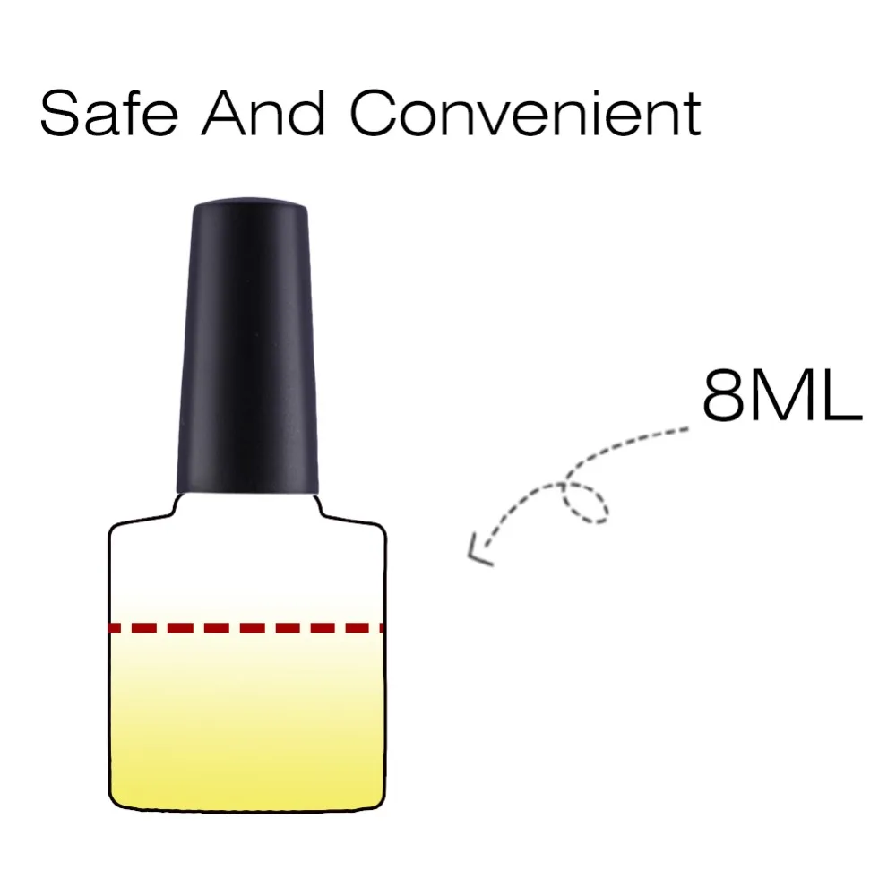 Дизайн ногтей гель для ногтей 8 мл замачиваемый Гель-лак УФ-гель для ногтей полуперманентный УФ-Маникюр для маникюра