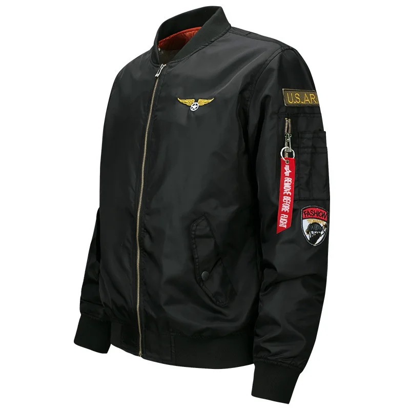 2019 Autumn Large Size Men's Sports and Leisure Stand Collar Jacket Royal Air Force No. 1 MA01 Pilot Jacket Men's Large Size