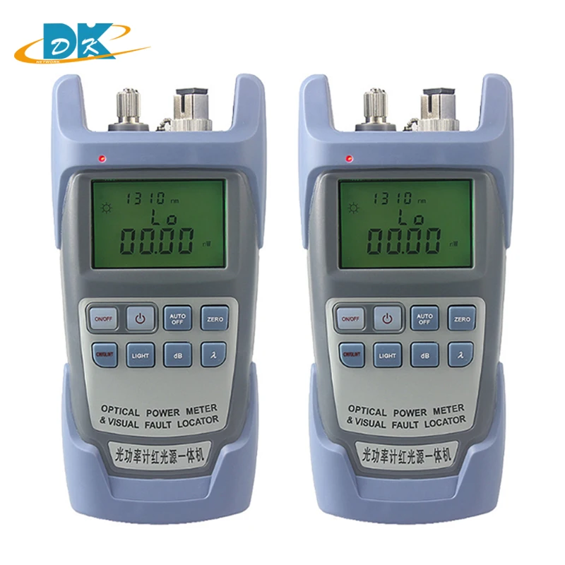 

10pcs/lot FFTH optical power meter DXP-50D with 10mw 10km Fiber Optic Cable Tester ,Visual Fault locator -70 10dBm Laser source