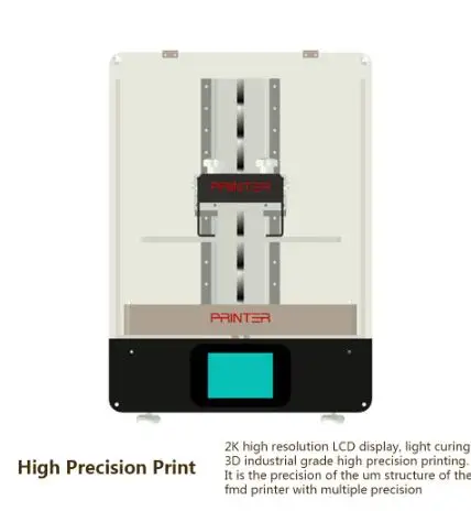  New SLA/DLP/LCD 3D Printer DIY With Large Printing Size 216*135*200MM high Precision Impresora 405n