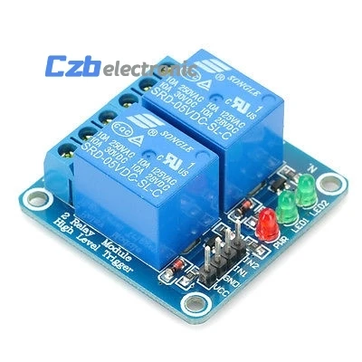 DC 5V Indicator Light LED Two 2-Channel Relay Module Arduino ARM PIC AVR DSP