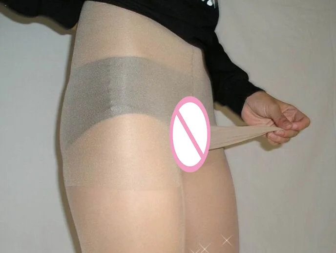 knee high panty hose New High-end Hot selling high elastic Men's Ultra-thin transparent sexy temptation stockings Male open-crotch pantyhose 5 Styles g string underwear cotton