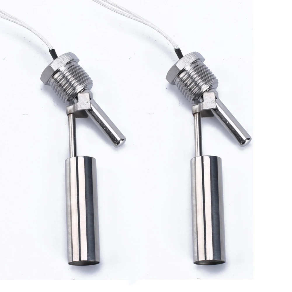 2pcs New Stainless Steel Water Level Sensor Liquid Float Switch Tank
