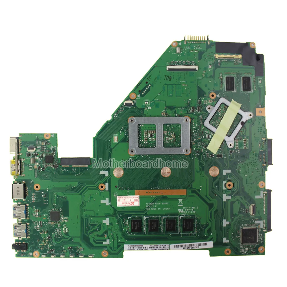 X550LD материнская плата REV2.0 i3 CPU 4 Гб GT820M для For Asus X550L Y581L X552L R510L X550LN X550LC ноутбука