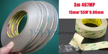 

1x 15mm 3M 467MP 200MP 2 Sided Sticky Tape for Lamination to Polyester Graphic Overlay of Automotive electronics