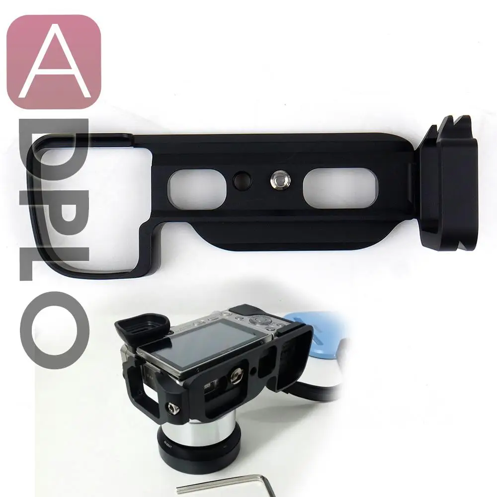 2016 New L-shaped Vertical Shoot Quick Release Plate Hand Grip L Bracket Work For SONY A6000 Camera DLSR Easy Holder Accessory