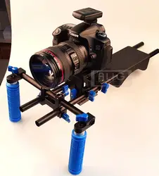DSLR Rig 5D3 6D D600 Камера крепление на голову ручной Видео плеча Поддержка Системы 15 мм Род зажим Кронштейн Стенд