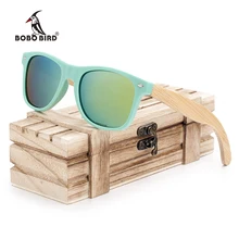 Солнцезащитные очки femme BOBO BIRD Bamboo Legs унисекс поляризационные деревянные очки с розничным деревянным футляром Модные солнцезащитные очки в подарочной коробке