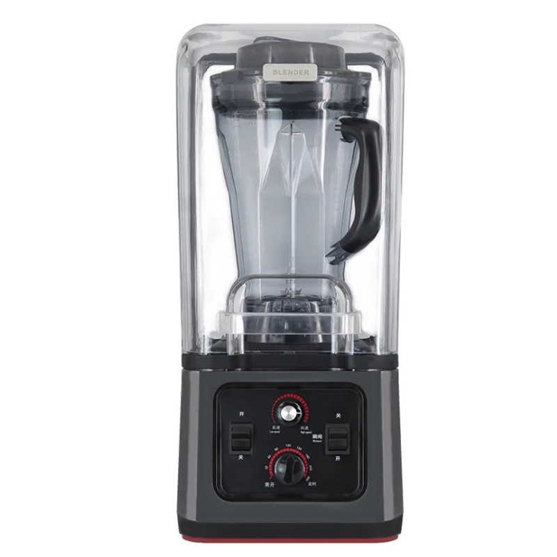 Commercial Blender Multifunctional Food Processer 2200W Semi-automatic High Speed Juicer Soy Milk Ice Crusher G1810011