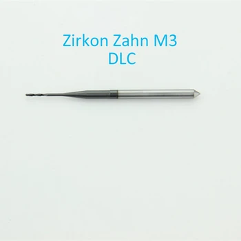 

5 PCS/Lot 0.5/1.0/2.0mm Length 57 mm Dental Zirconia Tungsten Carbide Drill CADCAM Milling Bur Machine Zirkon Zahn M3 System DLC