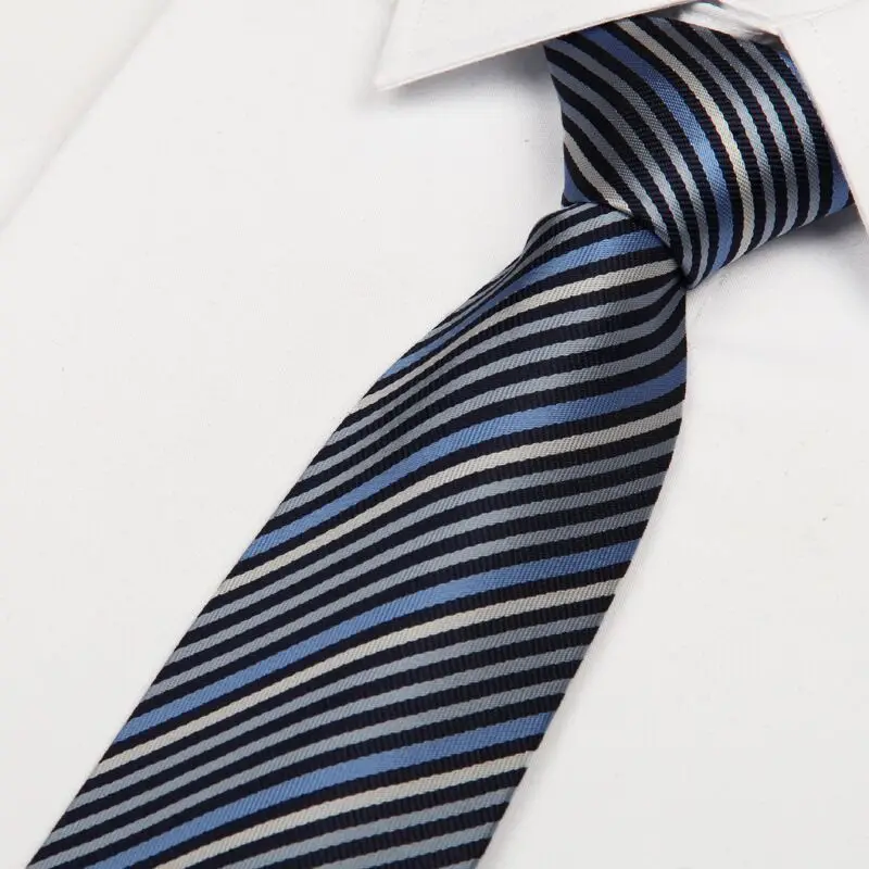 8 см шелковый галстук для мужчин жаккардовые галстуки для взрослых gravatas masculinas seda Высокое качество - Цвет: NH09