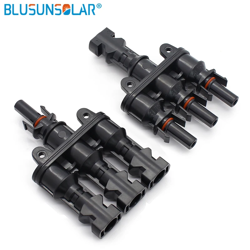 10 Pair/ Lot high quality IP67 Waterproof PV Solar Connector T-Branch 3 to 1 Cable TUV Approved For Solar pv System LJ0148