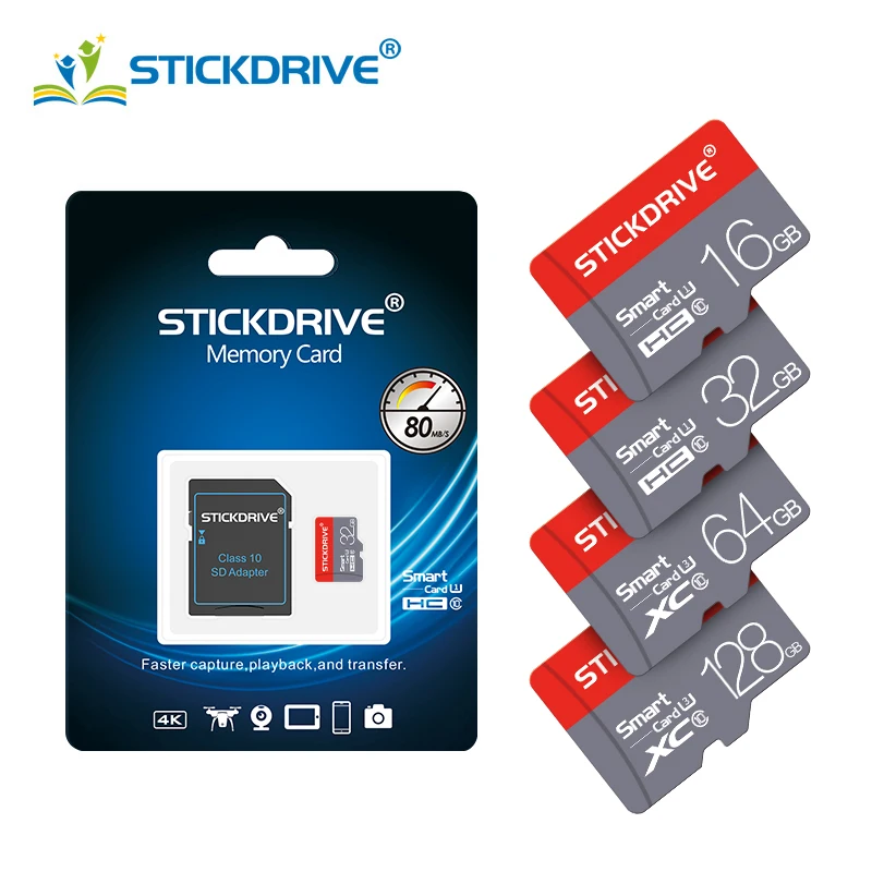 Купить Новая карта памяти Micro SD 8 Гб 16 Гб Microsd карта памяти 128 Гб 64 ГБ 32 ГБ TF высокоскоростная карта картао де карты памяти карта для смартфона