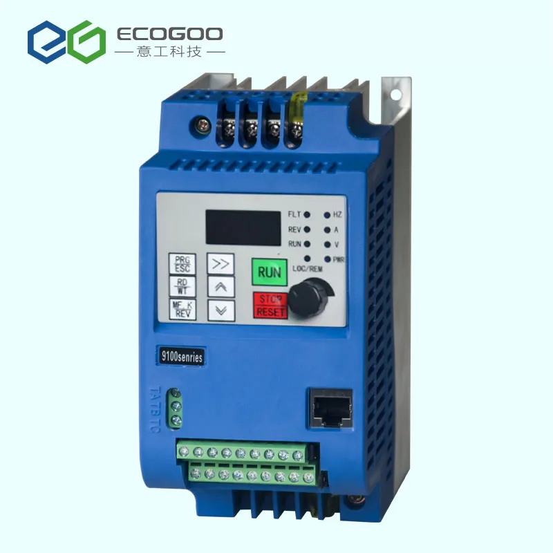 

VFD Inverter 1.5KW/2.2KW/4KW Frequency Converter ZW-AT1 3P 220V/110V Output CNC Spindle motor speed Control VFD Converter