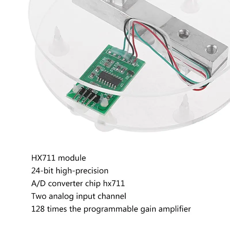 Цифровой тензодатчик датчик веса HX711 AD конвертер Breakout модуль 5 кг портативные электронные кухонные весы для Arduino весы