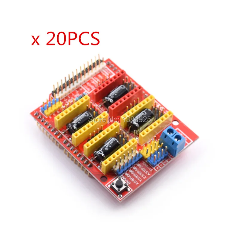 

20pcs New cnc shield v3 engraving machine / 3D Printer / A4988 driver expansion board