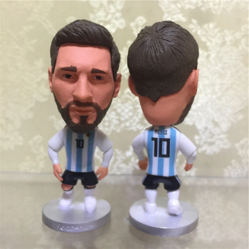 Soccerwe высота 6 5 см футбол мультфильм звезда куклы нация Аргентина 10 # Lionel Messi