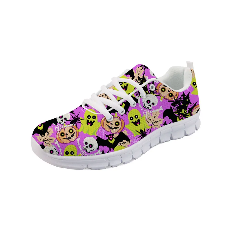 

Noisydesigns Fashion Home Shoes for Girls Golf shoes skull Bracelet Zapatos De Mujer Women's Shoes Women Flats Student -AQ