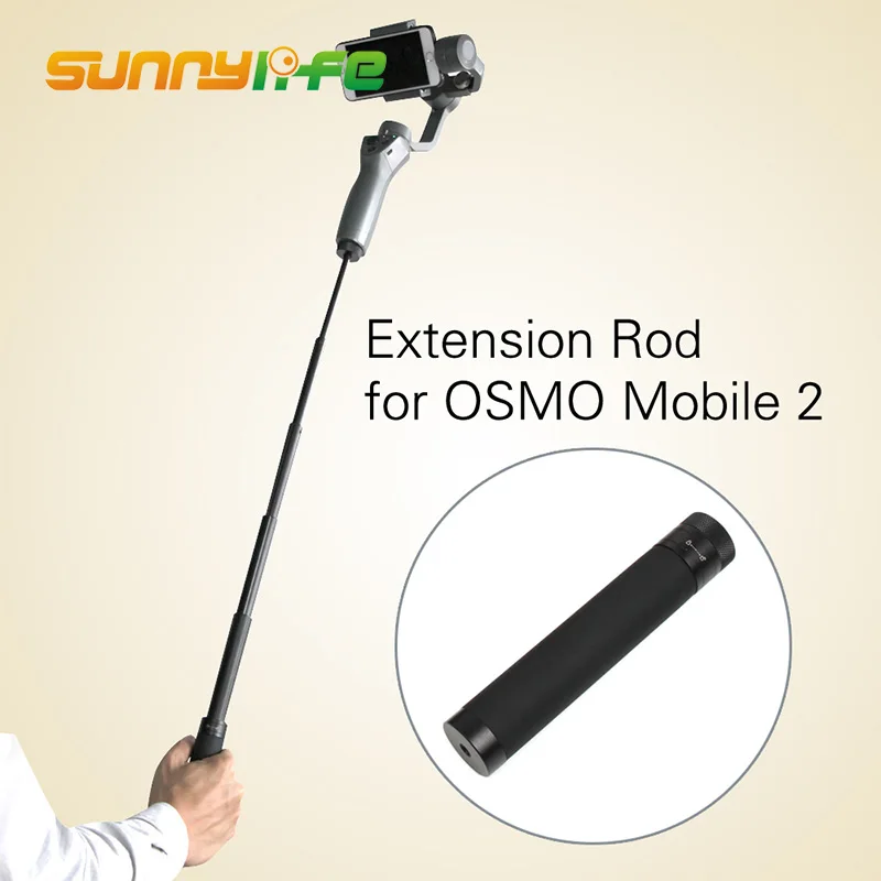 Цена DJI Осмо Карманный удлинитель Rod Pole масштабируемый держатель для DJI Osmo Mobile 2 Zhiyun Smooth 4 Q ручные стабилизаторы аксессуары