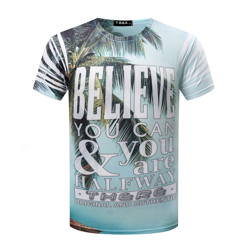 Мужская Повседневная рубашка с коротким рукавом и круглым вырезом|fashion tees|tees