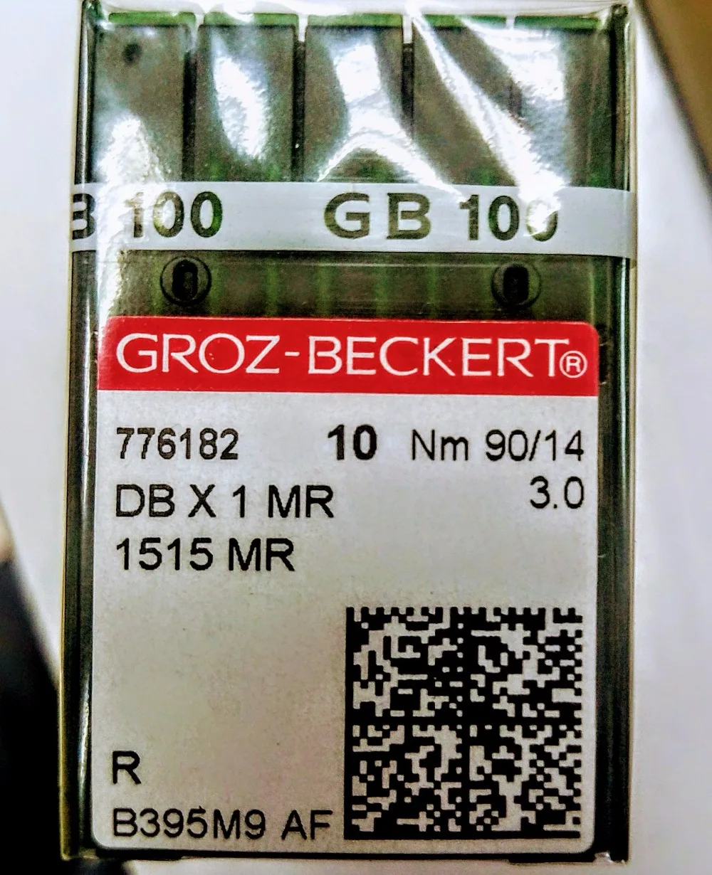 GROZ BECKERT DBX1 MR DB1 1515 MR 776182 игла для промышленной швейной машины JACK типичная модель sunstar Singer jUKI PFAFF BROTHER