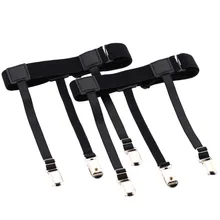 1 шт. Горячая сексуальная подвязка для ног Пояс унисекс эластичная лента чулок ремень для чулок Нижнее белье Бедро ноги кольцо Подвязки Пояс(зажим утки