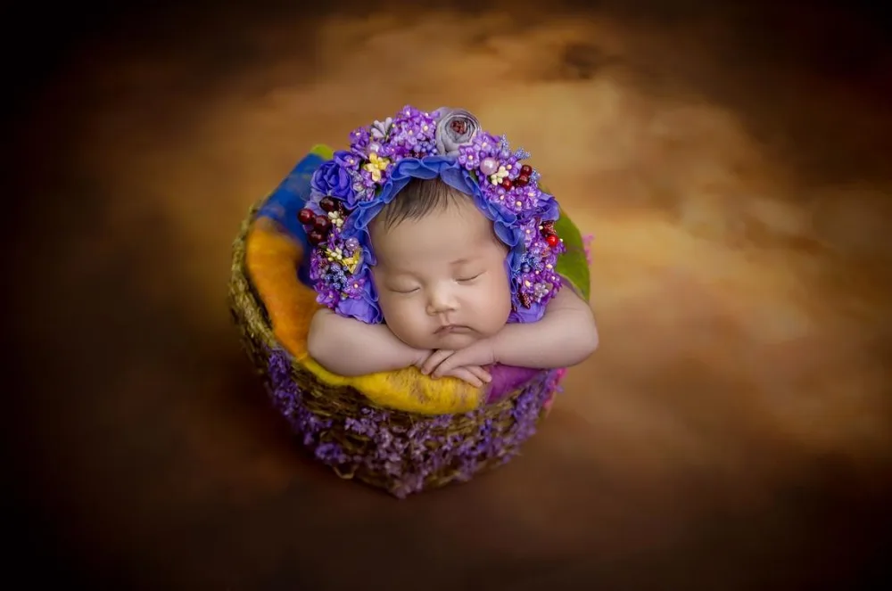 Baby Flower bonnet