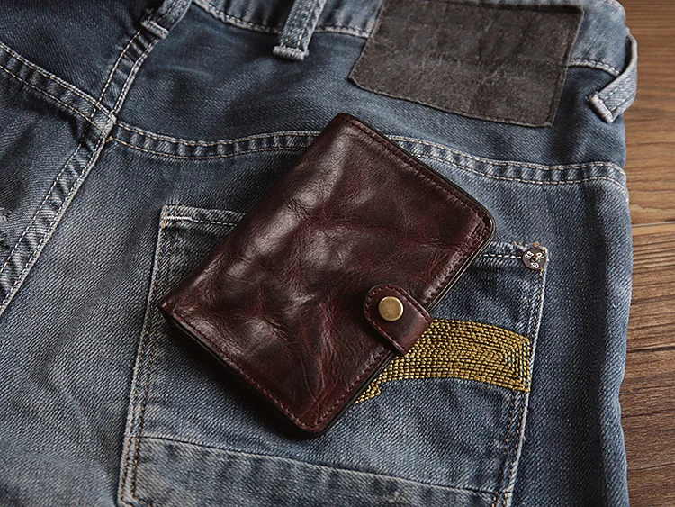 Мужской кошелек-клатч из натуральной кожи, брендовый мужской держатель для карт, кошелек из воловьей кожи Carteira