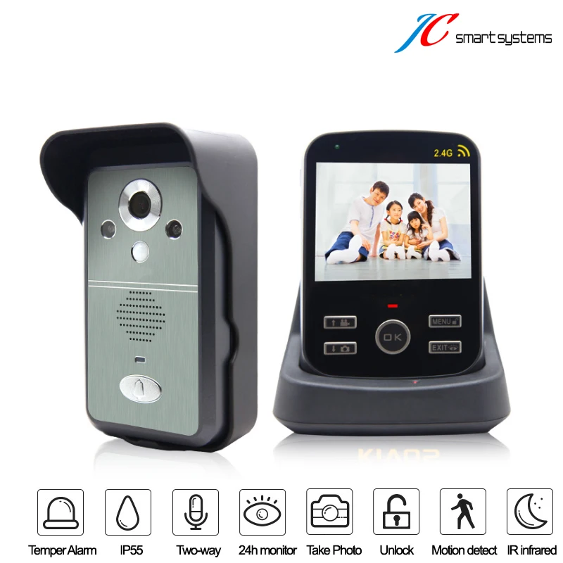 Kivos video peephole font b door b font font b camera b font wireless font b