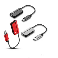 כבל usb USB יחד 2pcs סוג C כבל אודיו מתאם מסוג C אוזניות מפצל אודיו שקע 3.5 מ"מ עבור סמסונג S9 Huawei Mate20 Xiaomi (5)