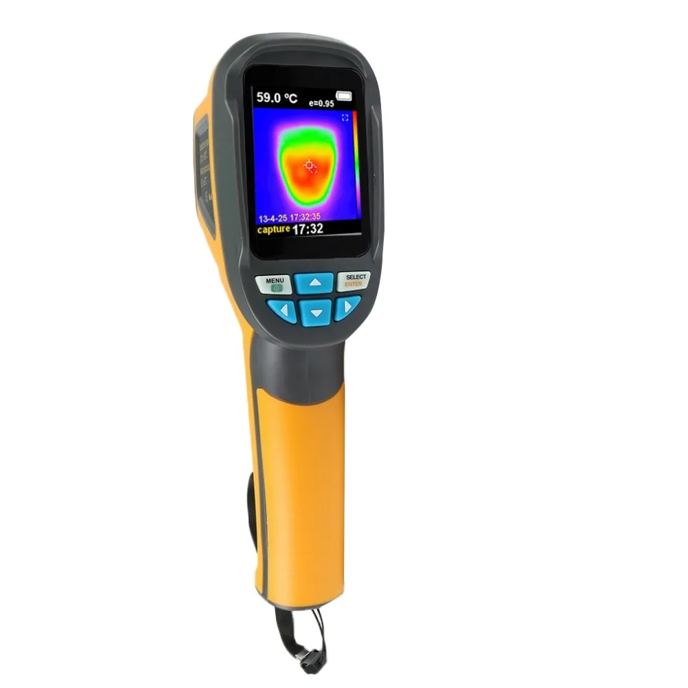 

Hot Sell Handheld Infrared Thermal Camera Ht-02/HT-02D Digital Thermal Imager HD Lcd Temperature Instruments 2 models Optional