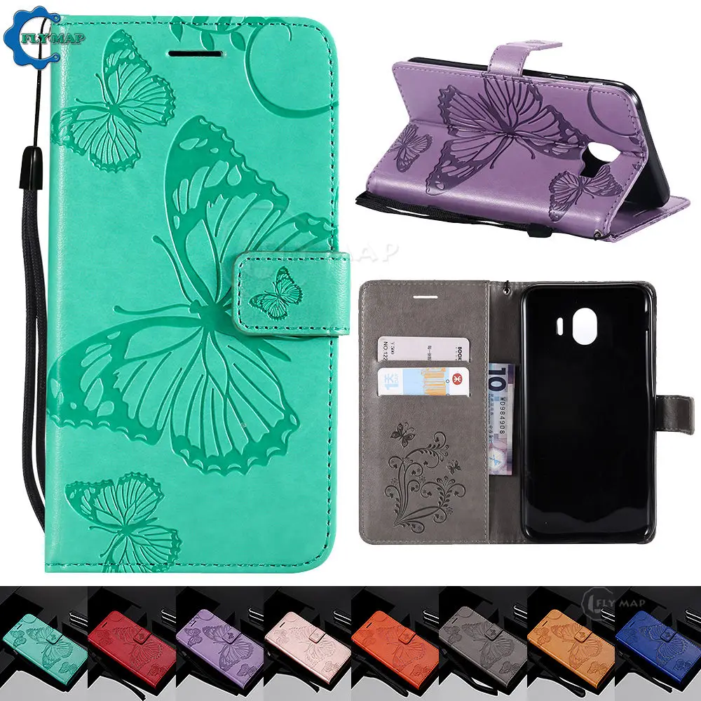 Flip Case for Samsung Galaxy J4 2018 SM J400 J400F J400F/DS J42018 Case Phone Leather Cover SM-J400F SM-J400F/DS SM-J400G/DS Bag