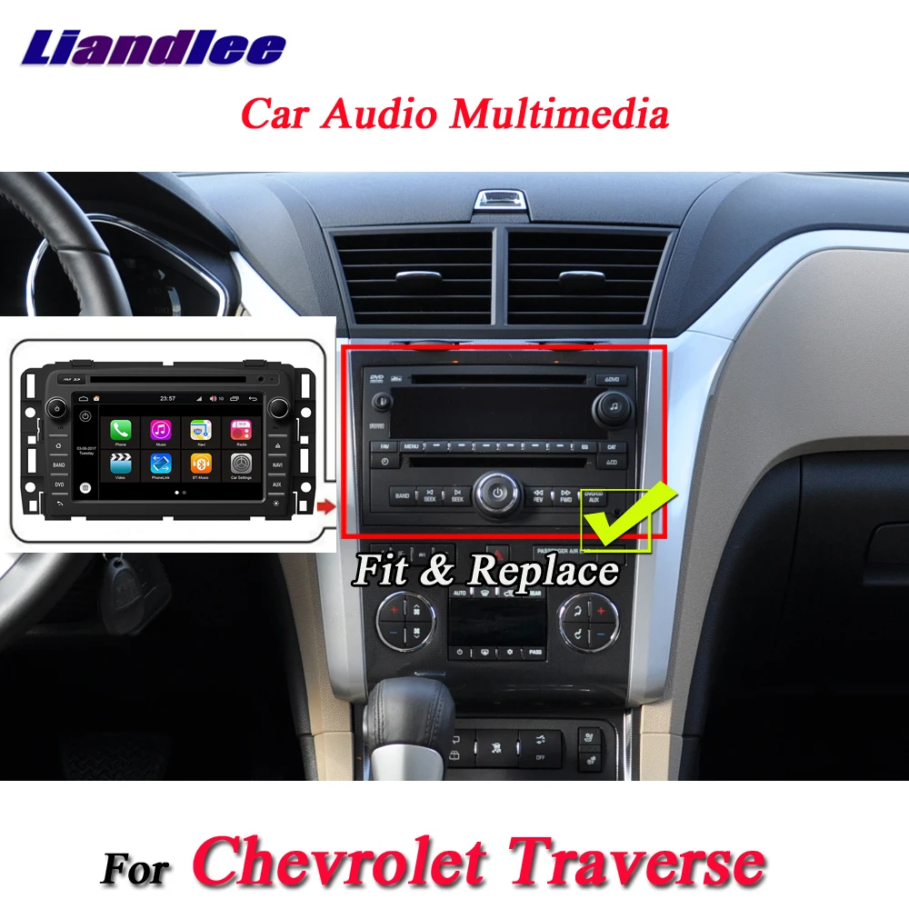 Liandlee для chevrolet traverse для стерео-Радио автомобильной wifi-глазок для двери с монитором Зеркало Ссылка dvd-плеер gps карта навигатор навигационная система Android