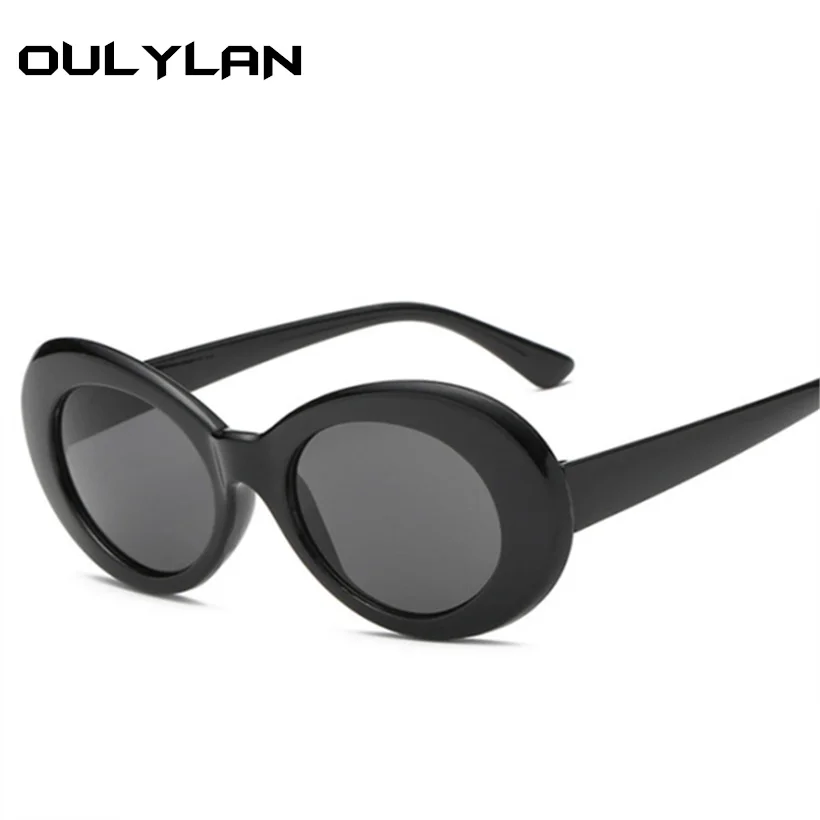 Oulylan plout очки NIRVANA Круглые Солнцезащитные очки в стиле Курта Кобейна для женщин и мужчин брендовые дизайнерские ретро солнцезащитные очки UV400