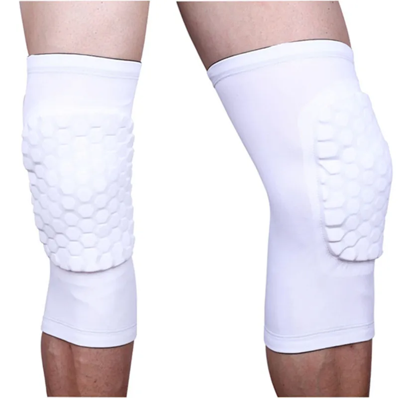 Breathable Bandage Basketball Shooting Kneepads Mens Sports Supports Knee Pads Sleeves Bracer