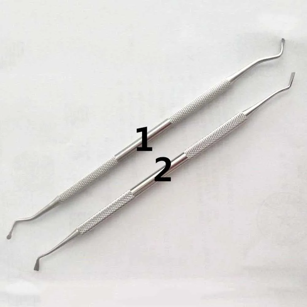 Стоматологический шлифовальный упаковщик для десен инструмент из нержавеющей стали двойные концы