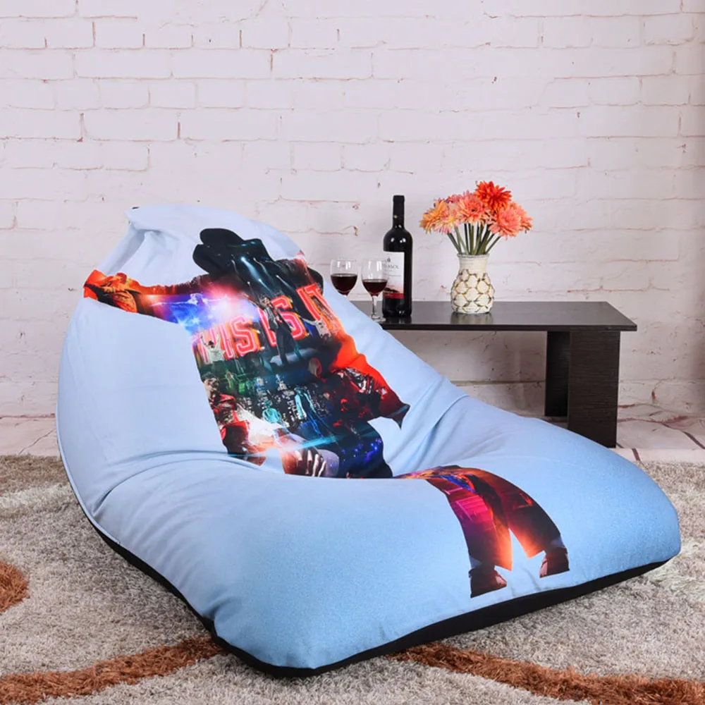 Levmoon Beanbag Sofa Chair Michael Jackson Seat Zac Comfort Bean Bag Levmoon Beanbag Sofa Chair Michael Jackson Seat Zac Comfort Bean Bag Bed Cover Without Filler Cotton Indoor Lounge In Living Room Sofas From