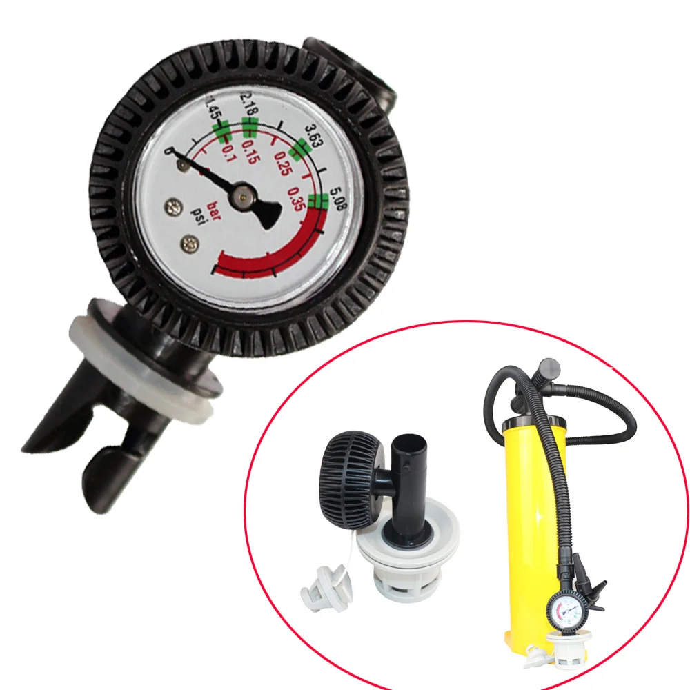 

Air Pressure Gauge 0-5.08 PSI Barometer for Kayaking Inflatable Boat SUP Board Raft