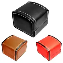 New Leather Watch Box Gift Boxes With Pillow Jewelry Watch Packaging For Bangle WristWatch Box Relogio Masculino Dropshipping naviforce brand original boxes men watch box wristwatch paper gift box