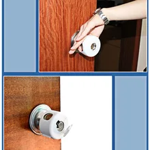 1 шт. детская Дверная ручка Защитная крышка с замком Дверная ручка Крышка забота о безопасности младенца Домашняя комната чехол на дверные ручки ABS