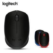 Logitech Беспроводная игровая мышь M171 оригинальные мыши 1000 точек/дюйм оптическая эргономичная мини Usb мышь приемник для ПК ноутбука с посылка