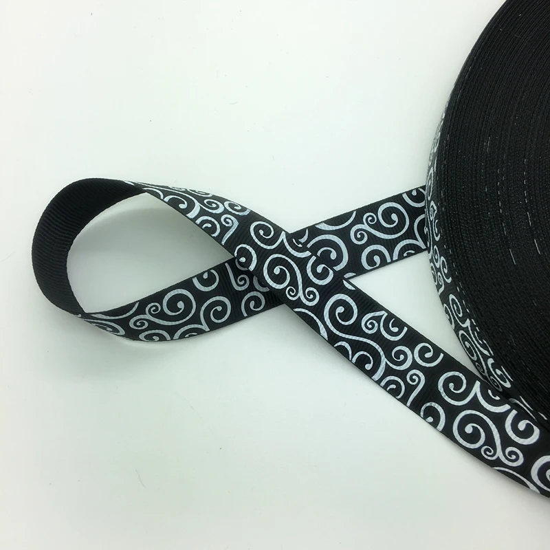 

Free Shipping 5 Yards 3/4'' 20mm Wide Printed Grosgrain Ribbon Hair Bow/Christmas/wedding DIY Sewing ,#AD11