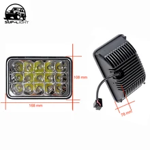 2 шт./пара 4x6 светодиодные фары/5 дюймов 45 Вт sealed Beam автоматические H4 светодиод для 86- 95 Jeep Wrangler kenworth freightliner(4x6